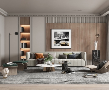 Modern A Living Room-ID:536147129