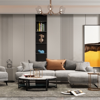 Modern A Living Room-ID:422717092