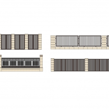 New Chinese Style Building Component-ID:754542115