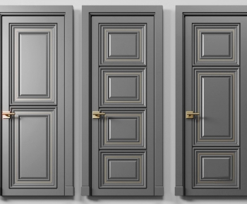 Modern Unequal Double Door-ID:494313005
