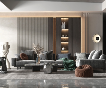 Modern A Living Room-ID:514503003