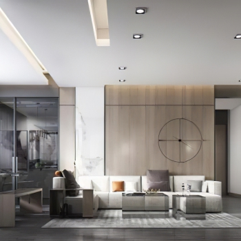 Modern A Living Room-ID:294575935