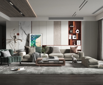 Modern A Living Room-ID:301779038