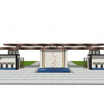 New Chinese Style Building Component-ID:402924066