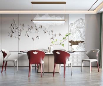 New Chinese Style Dining Room-ID:755615001