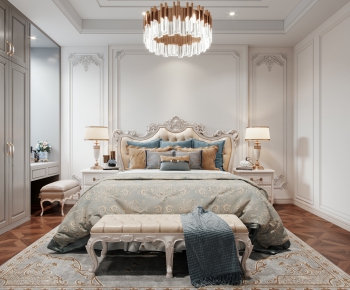 French Style Bedroom-ID:838403948