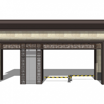 New Chinese Style Building Component-ID:175299647