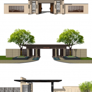 New Chinese Style Building Component-ID:667397981