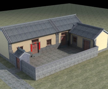 New Chinese Style Building Appearance-ID:687465911