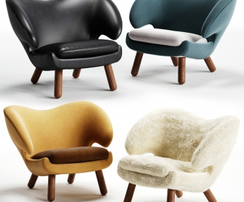 Modern Single Sofa-ID:587091929