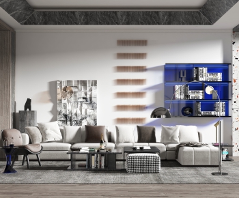 Modern A Living Room-ID:271680125