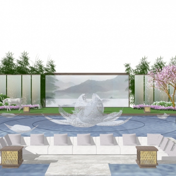 New Chinese Style Garden-ID:687647108