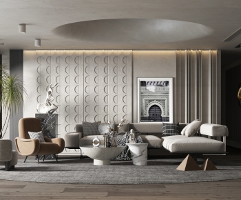 Modern A Living Room-ID:449323899