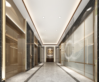 New Chinese Style Elevator Hall-ID:840202098