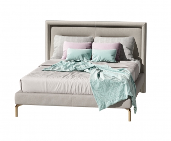 Modern Double Bed-ID:716429954