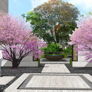 New Chinese Style Courtyard/landscape-ID:552419901