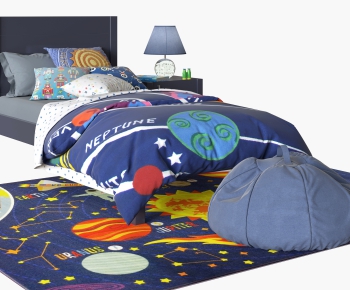 Modern Child's Bed-ID:449469097