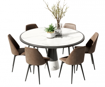 Modern Dining Table And Chairs-ID:733459052