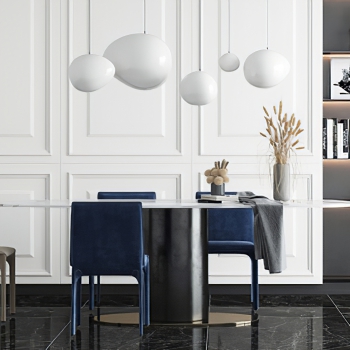 Modern Dining Table And Chairs-ID:633614063