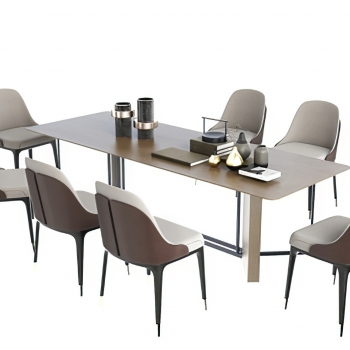 Modern Dining Table And Chairs-ID:202812915