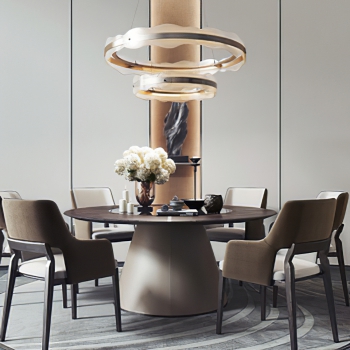 Modern Dining Table And Chairs-ID:550843001