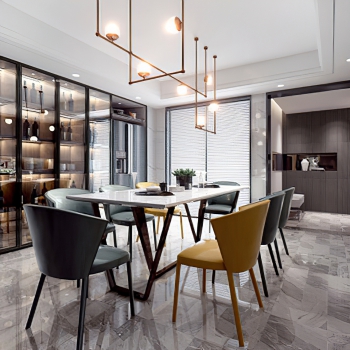 Modern Dining Room-ID:736681941