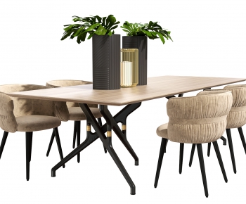 Modern Dining Table And Chairs-ID:723229892