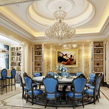 European Style Dining Room-ID:961904053
