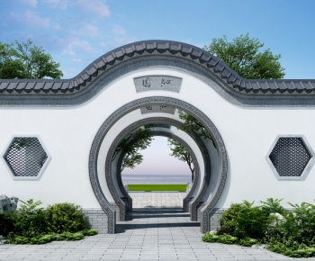 Chinese Style Building Component-ID:703347925