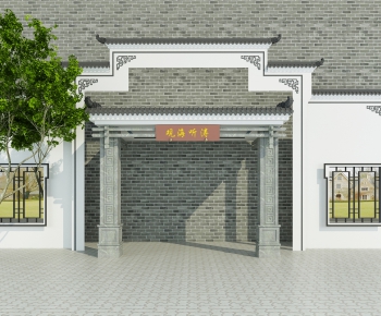 New Chinese Style Building Component-ID:462691077