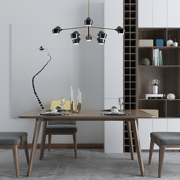 Nordic Style Dining Table And Chairs-ID:132111075