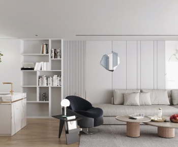 Modern A Living Room-ID:696033001