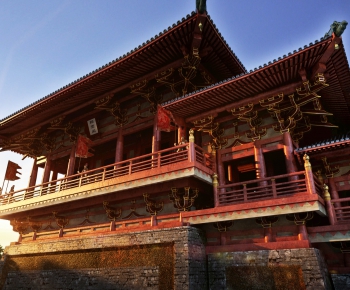 Chinese Style Ancient Architectural Buildings-ID:188992027