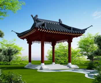 Chinese Style Building Component-ID:957889653