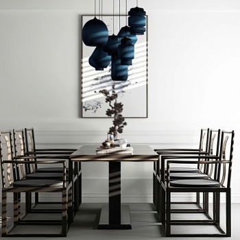 Modern Dining Table And Chairs-ID:358484983