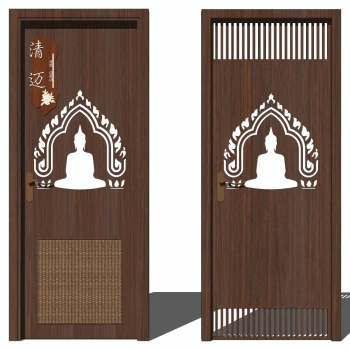 Southeast Asian Style Door-ID:275167948
