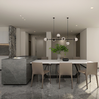 Modern Dining Room-ID:866673951