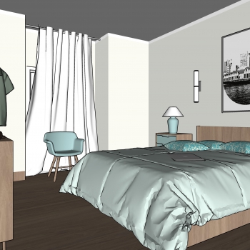 Modern Bedroom-ID:348995927