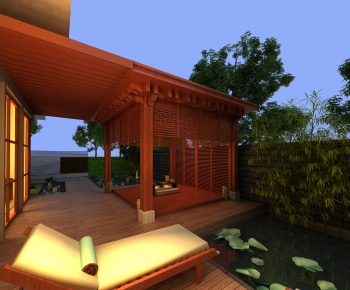 New Chinese Style Courtyard/landscape-ID:427258013