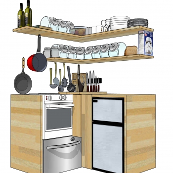 Modern Kitchen Cabinet-ID:884555105