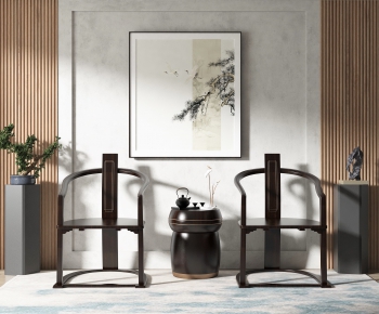 New Chinese Style Single Chair-ID:729871994