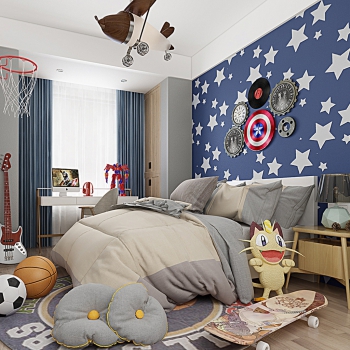 Nordic Style Children's Room-ID:657704115