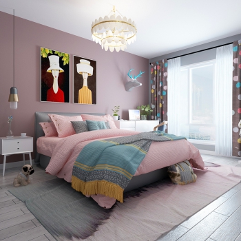 Modern Girl's Room Daughter's Room-ID:276969916