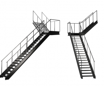 Industrial Style Stair Balustrade/elevator-ID:723150016