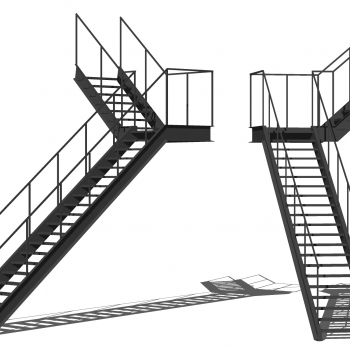 Modern Stair Balustrade/elevator-ID:143789055
