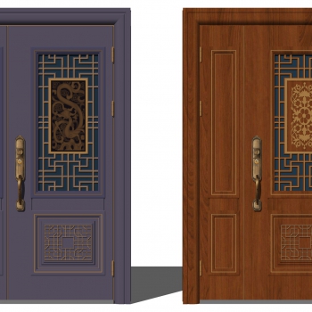 New Chinese Style Door-ID:307981014