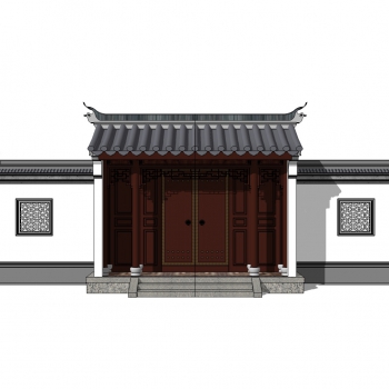 New Chinese Style Building Component-ID:262169878