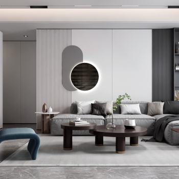 Modern A Living Room-ID:548319109