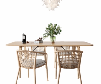 Nordic Style Dining Table And Chairs-ID:763571986
