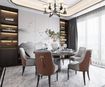 New Chinese Style Dining Room-ID:957050099